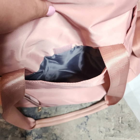 NWT Davvshock Pink Travel Weekender Carry On Tote Bag - Picture 10 of 16